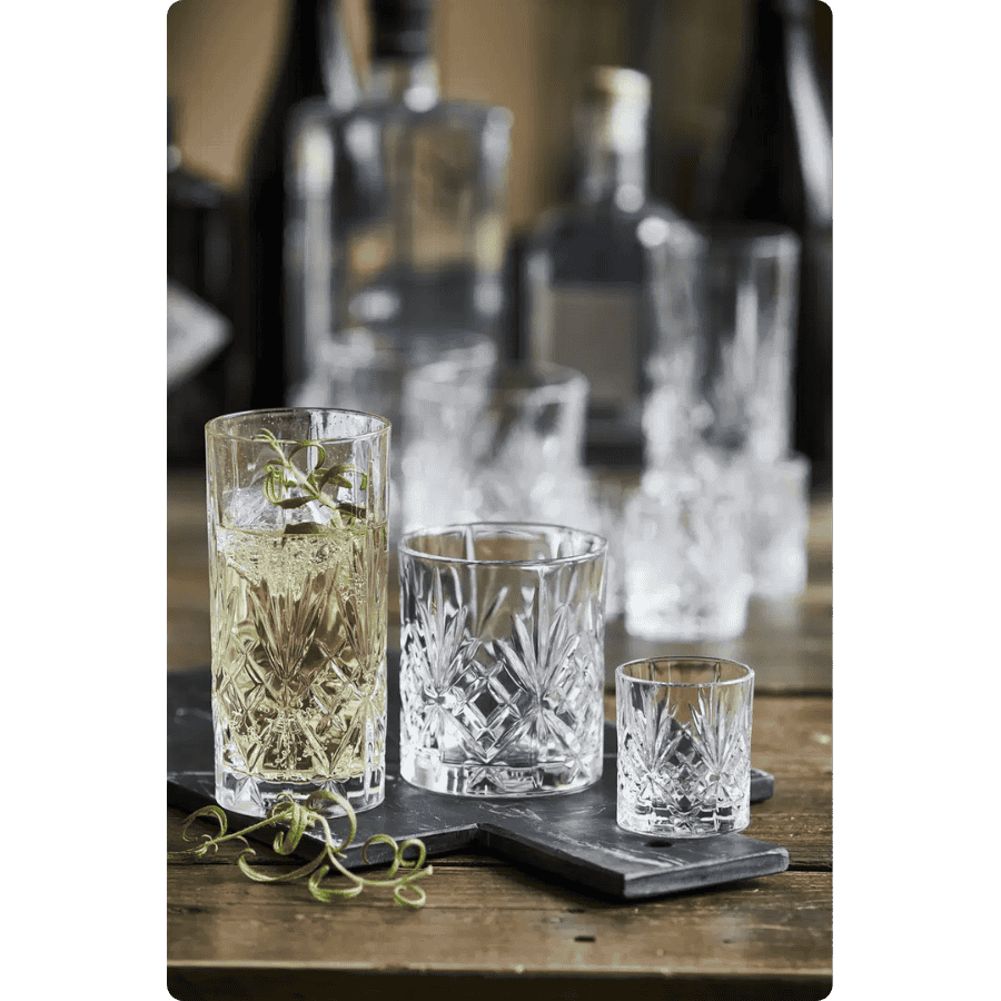 Lyngby Glas Whisky 31 cl 6 stk, Melodia